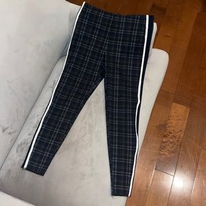 Zara Plaid Stretchy Pants (No zipper) Size XL